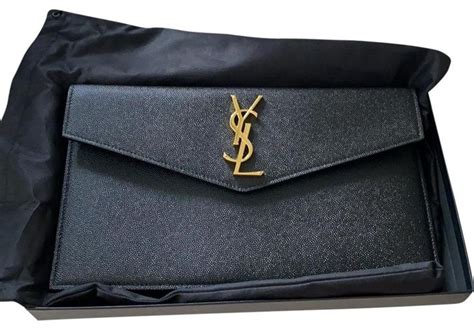 ysl box clutch|YSL uptown clutch.